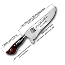 Faca Churrasco Artesanal 10" Flamengo