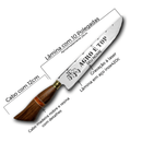 Faca Churrasco Artesanal 10" Agro é top 03