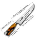 Faca Churrasco Artesanal 10" Eu sou do agro