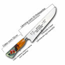 Faca Churrasco Artesanal 10 P" Mestre do churrasco