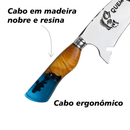 Faca Churrasco Artesanal 10"Quem Pesca Vive Mais