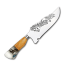 Faca Churrasco Artesanal 10" Cavalo