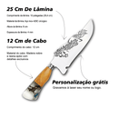 Faca Churrasco Artesanal 10" Cavalo