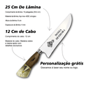 Faca Churrasco Artesanal 10" Nossa Senhora Aparecida