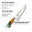 Faca Churrasco Artesanal 10" Caçador