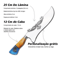 Faca Churrasco Artesanal 10" Águia