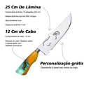 Faca Churrasco Artesanal 10" Boi - 1